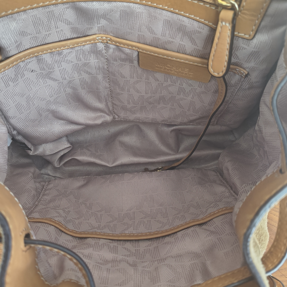 Elegant Brown Suede Backpack - Picture 14 of 15